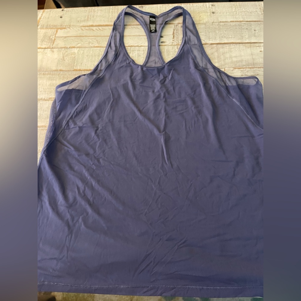 Victoria's Secret Sport Racer Back Tank Top with mesh inserts
